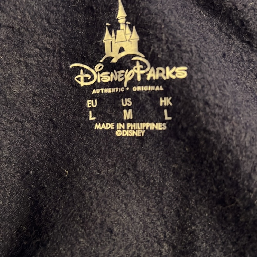 Disney Authentic Mickey Star Pattern Pull Zip Hoo… - image 7